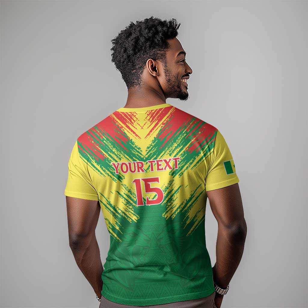 Senegal Rugby Custom T shirt Go Go Go ! LT15
