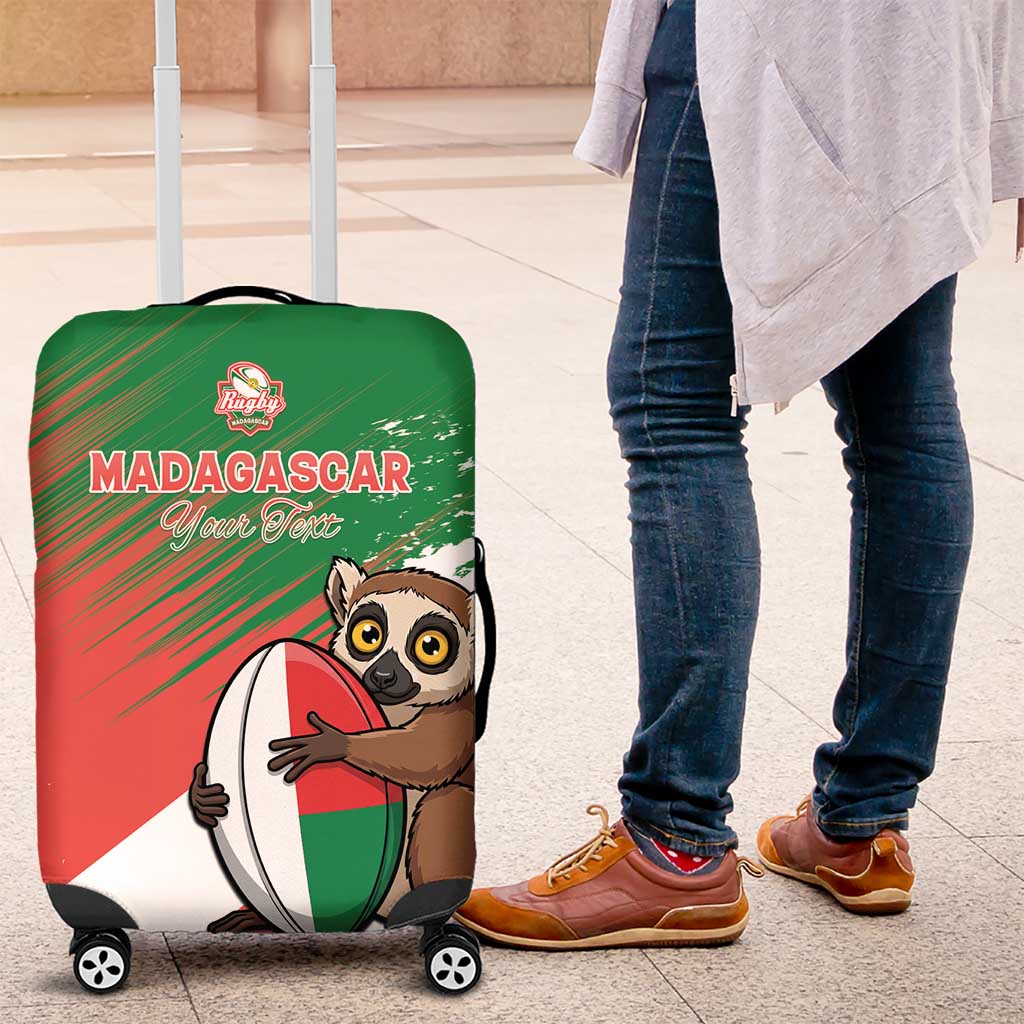 Madagascar Rugby Custom Luggage Cover Go Les Makis LT15