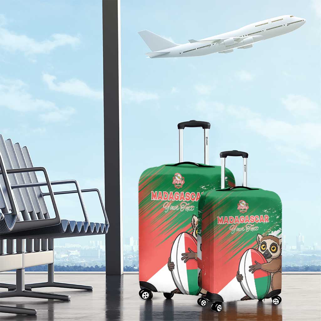 Madagascar Rugby Custom Luggage Cover Go Les Makis LT15