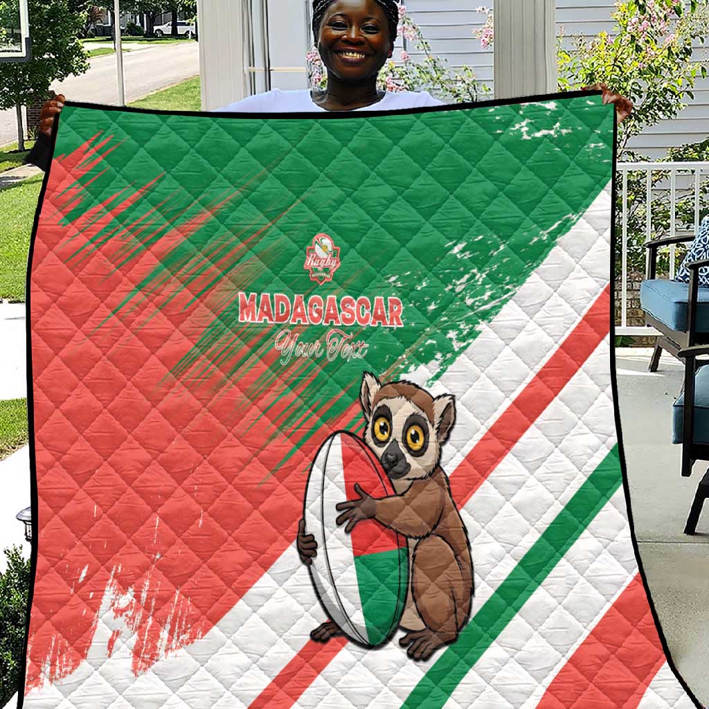Madagascar Rugby Custom Quilt Allez Les Makis LT15