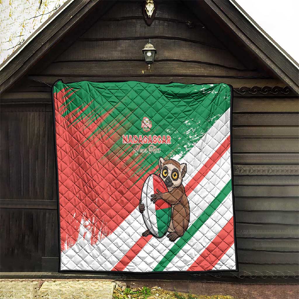 Madagascar Rugby Custom Quilt Allez Les Makis LT15