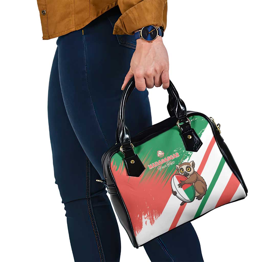 Madagascar Rugby Custom Shoulder Handbag Go Les Makis LT15