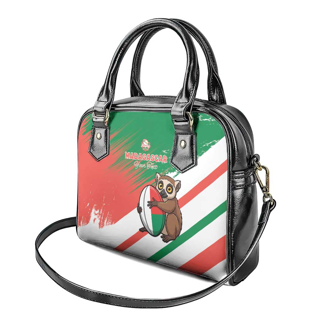 Madagascar Rugby Custom Shoulder Handbag Go Les Makis LT15