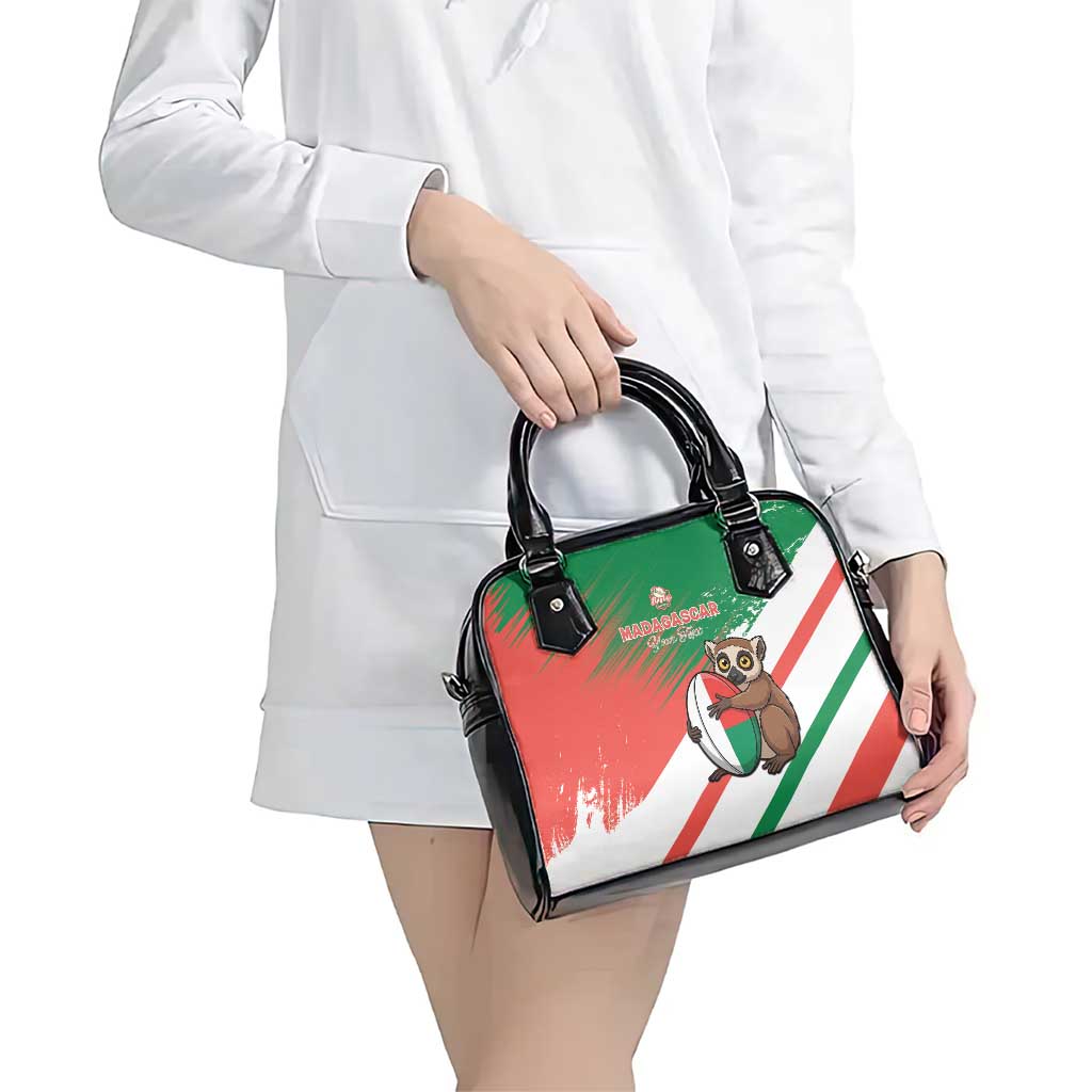 Madagascar Rugby Custom Shoulder Handbag Go Les Makis LT15