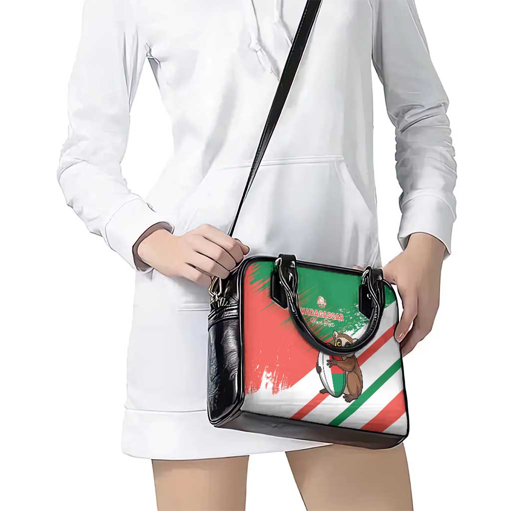 Madagascar Rugby Custom Shoulder Handbag Go Les Makis LT15