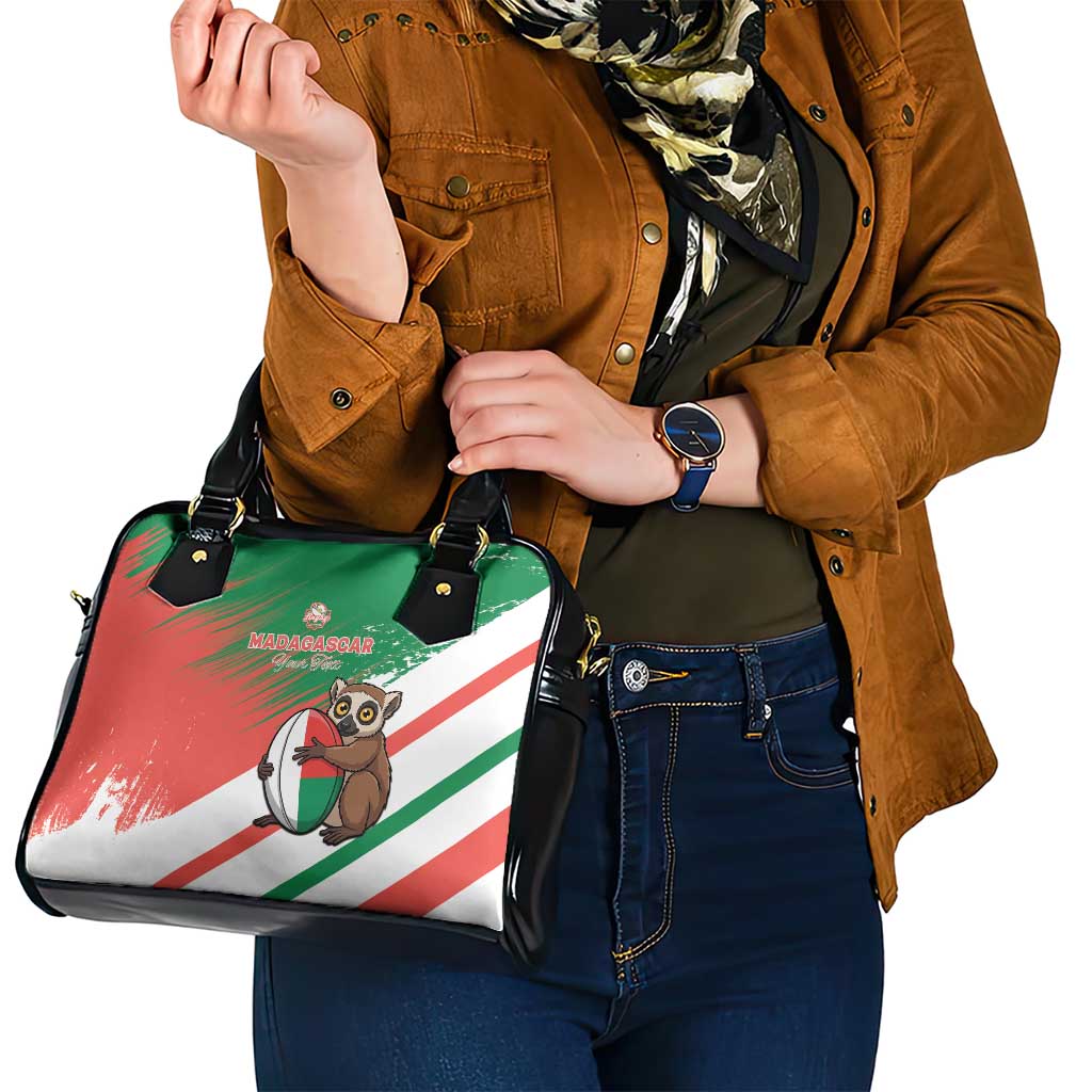Madagascar Rugby Custom Shoulder Handbag Go Les Makis LT15