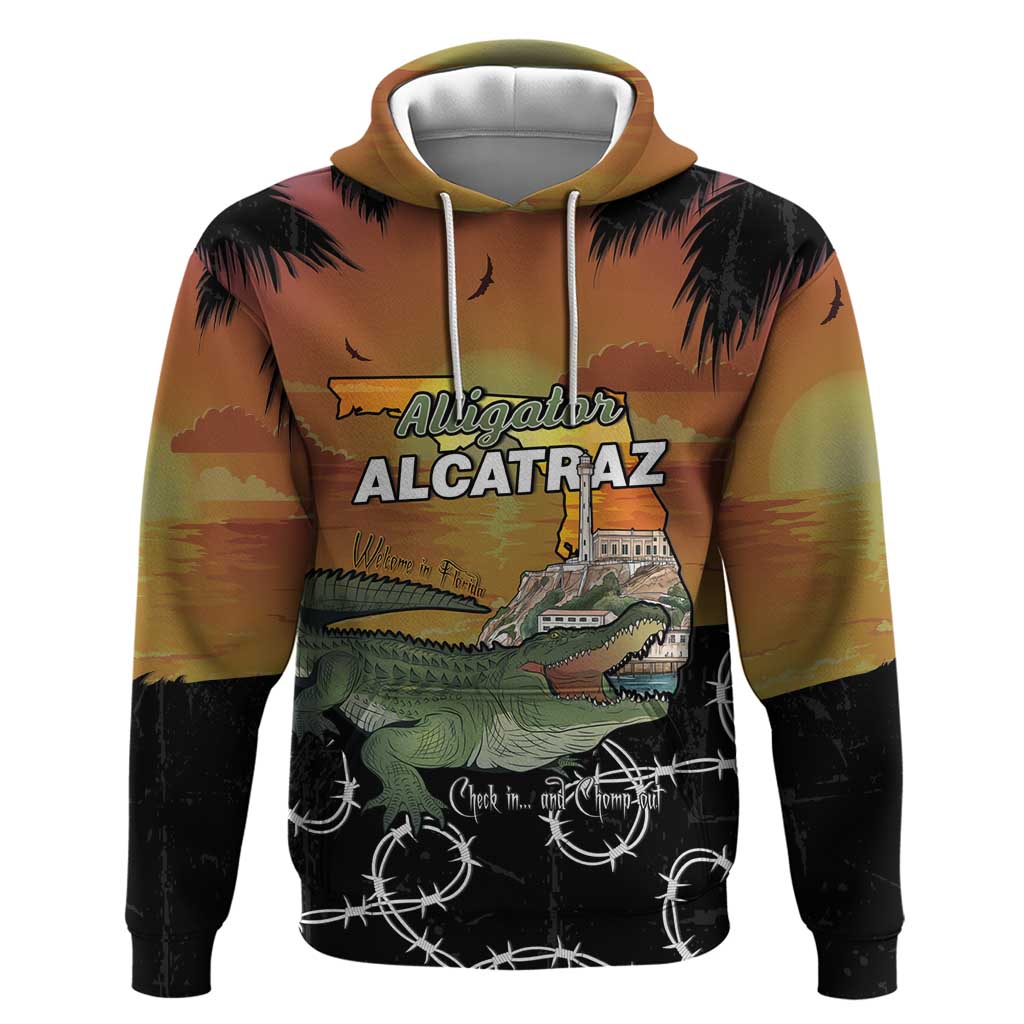Alligator Alcatraz Hoodie Prison Florida Everglades LT15