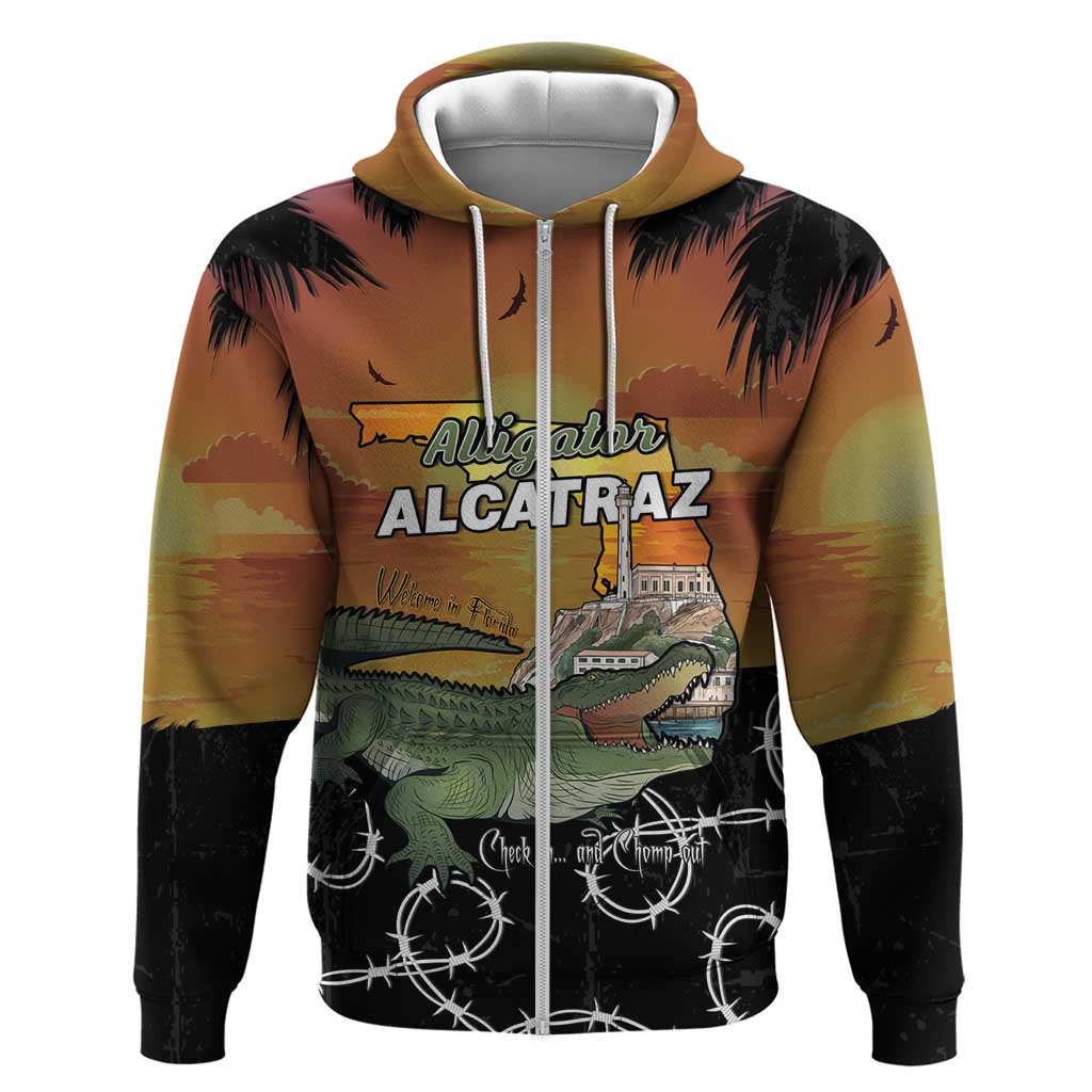 Alligator Alcatraz Hoodie Prison Florida Everglades LT15