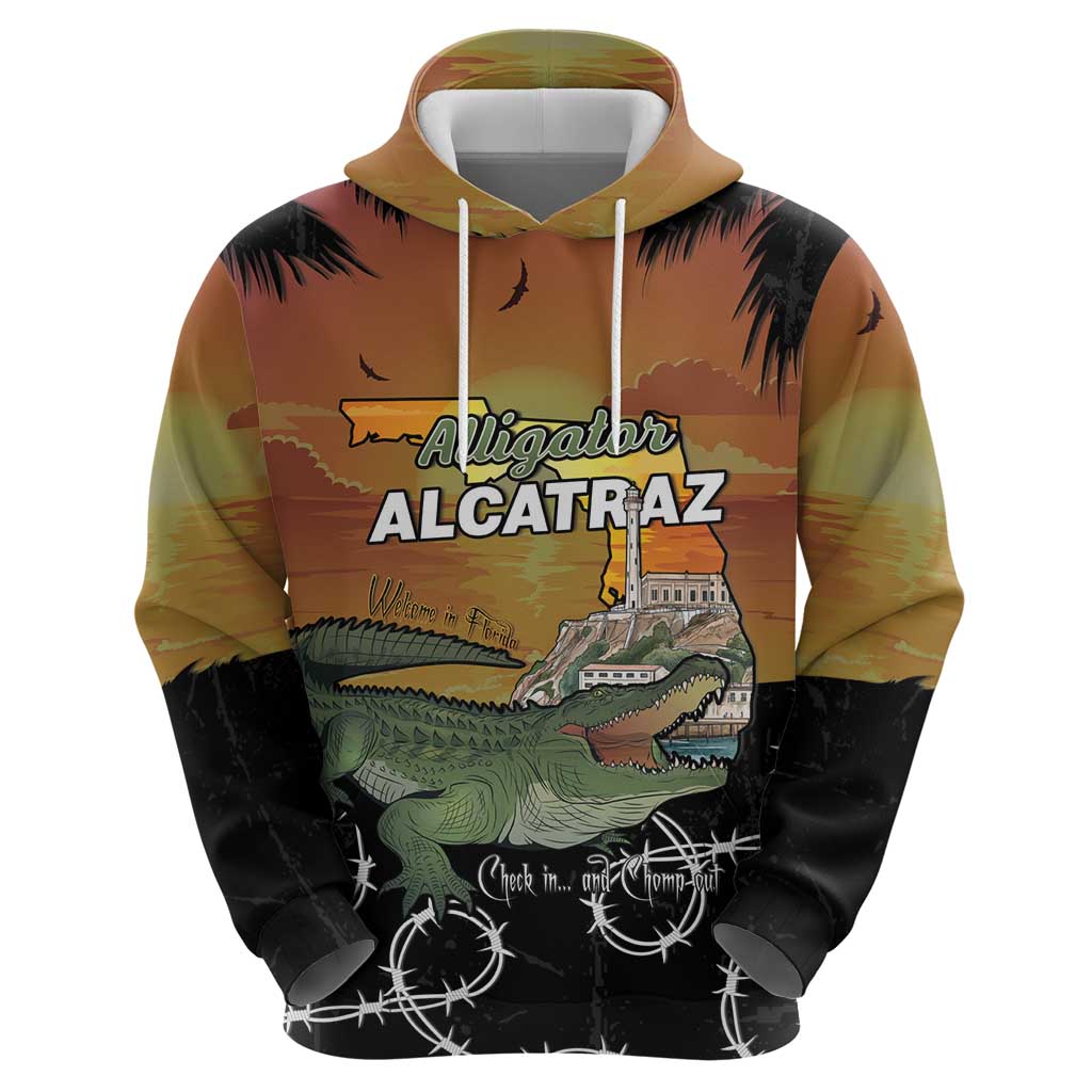 Alligator Alcatraz Hoodie Prison Florida Everglades LT15