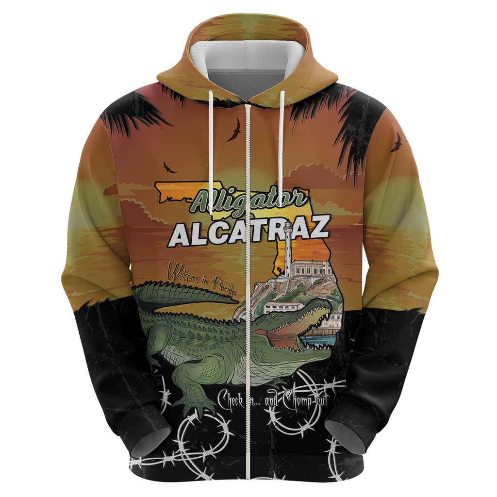 Alligator Alcatraz Hoodie Prison Florida Everglades LT15