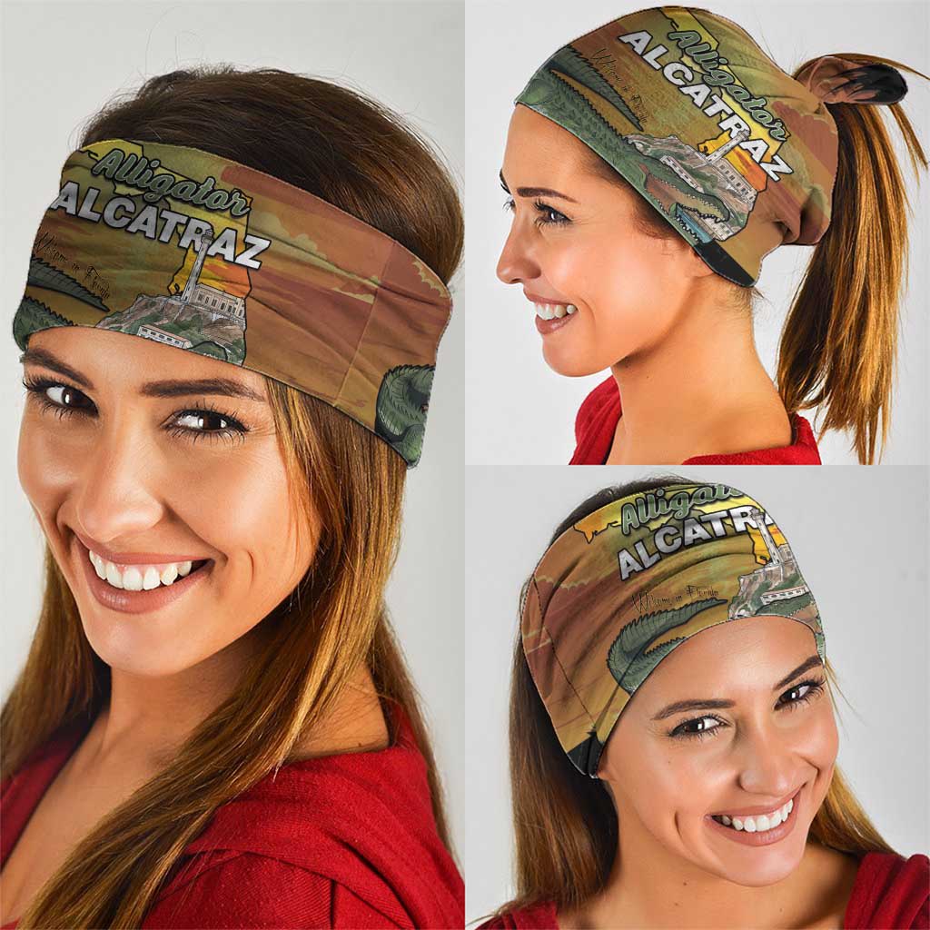 Alligator Alcatraz Neck Gaiter Prison Florida Everglades LT15