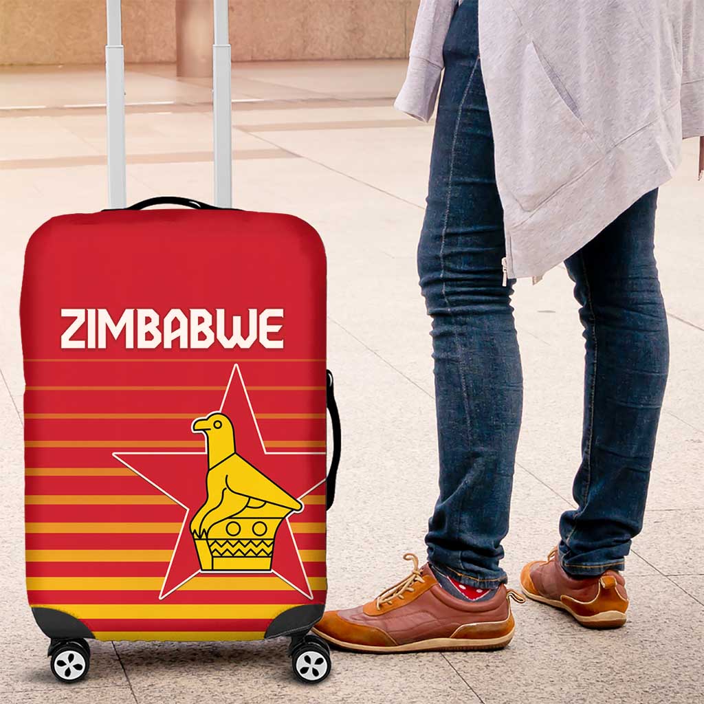 Zimbabwe Cricket Luggage Cover Go Chevrons Go LT15
