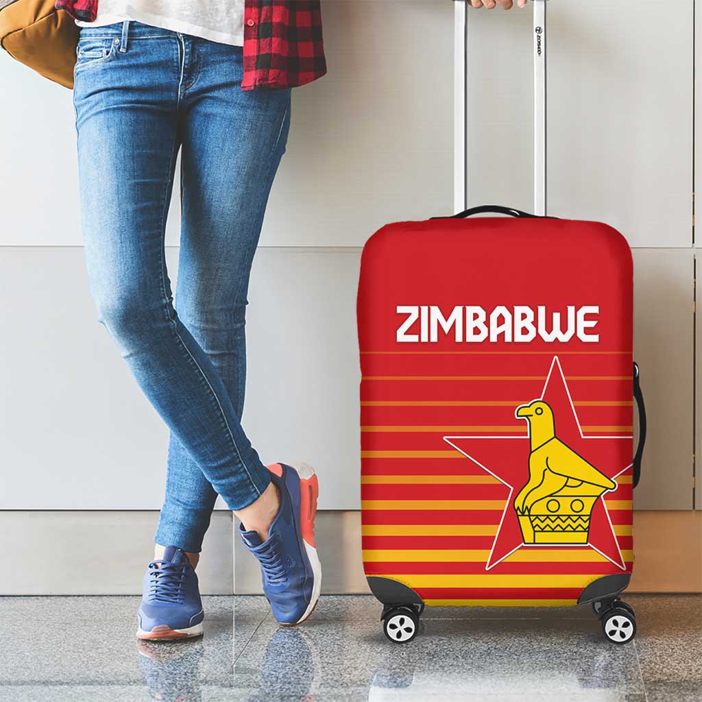 Zimbabwe Cricket Luggage Cover Go Chevrons Go LT15
