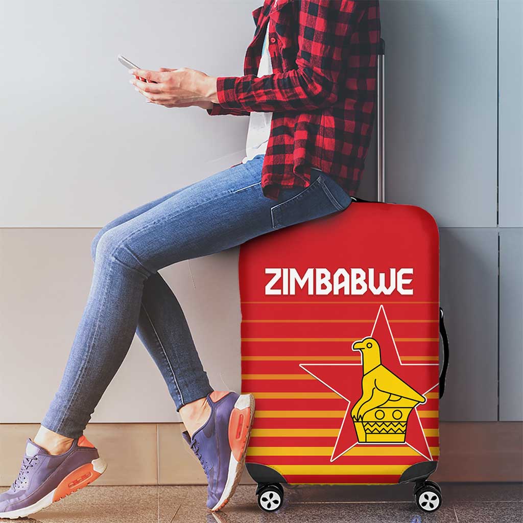 Zimbabwe Cricket Luggage Cover Go Chevrons Go LT15