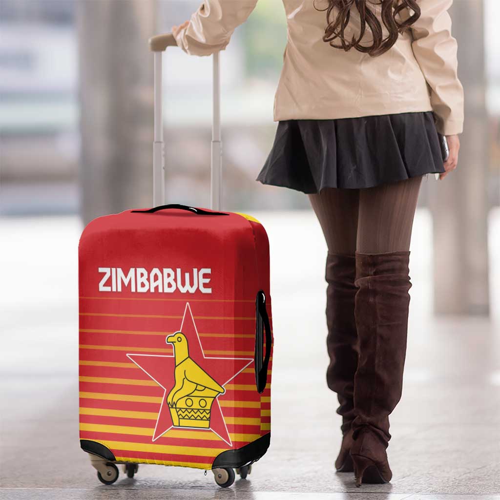 Zimbabwe Cricket Luggage Cover Go Chevrons Go LT15
