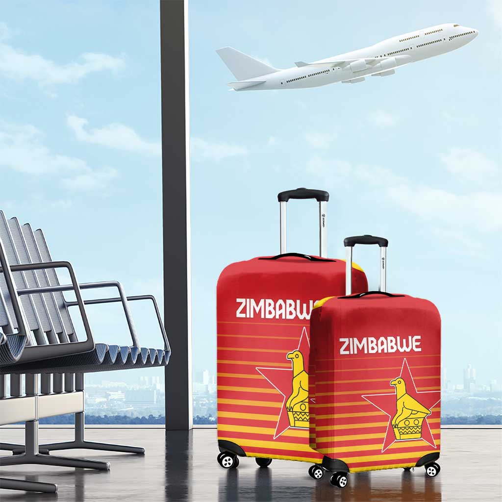 Zimbabwe Cricket Luggage Cover Go Chevrons Go LT15
