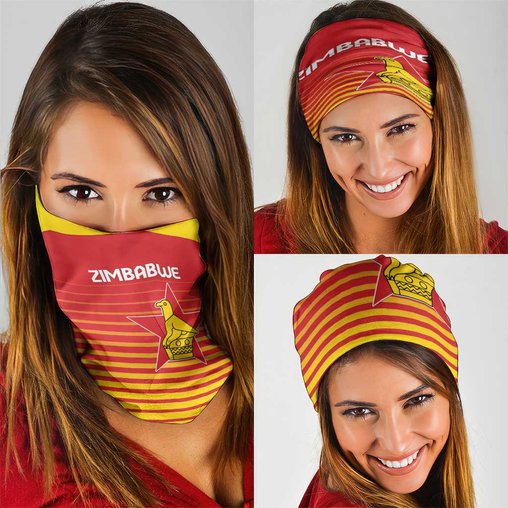 Zimbabwe Cricket Neck Gaiter Go Chevrons Go LT15