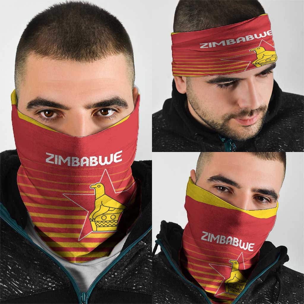Zimbabwe Cricket Neck Gaiter Go Chevrons Go LT15