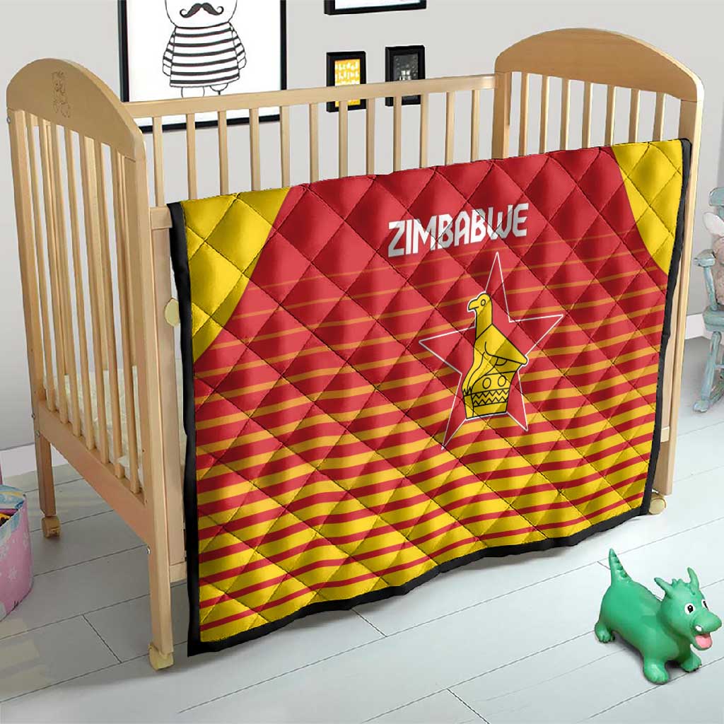 Zimbabwe Cricket Quilt Come On Chevrons LT15