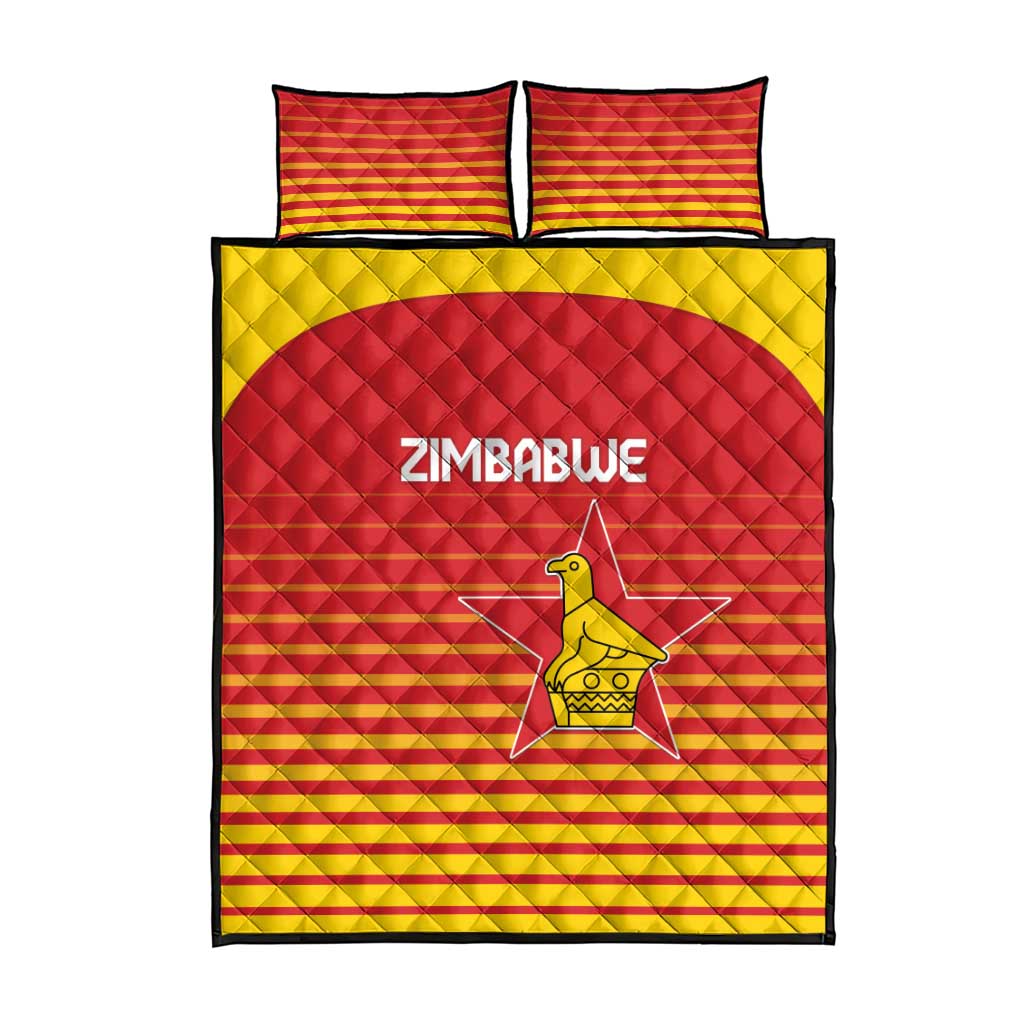 Zimbabwe Cricket Quilt Bed Set Come On Chevrons LT15