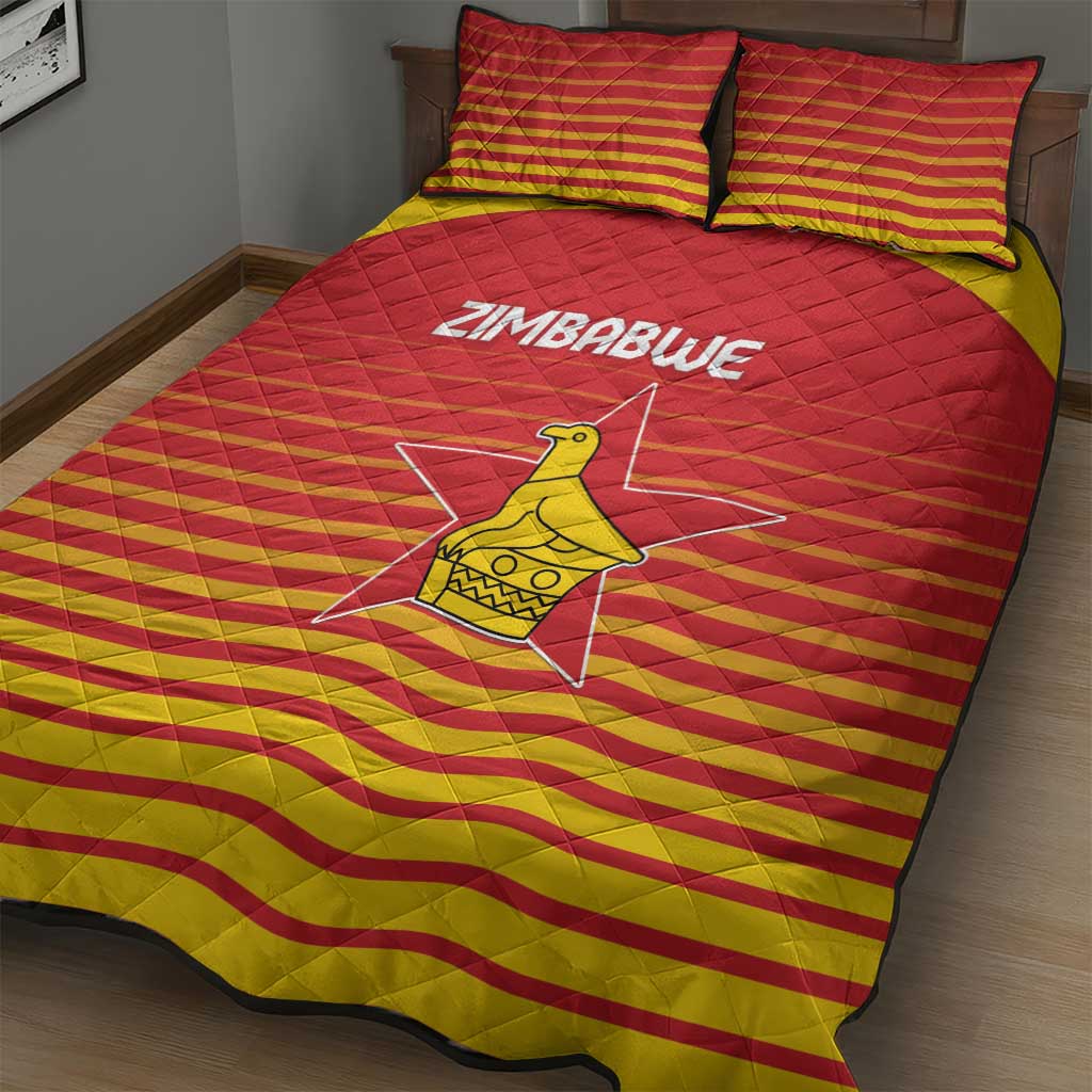Zimbabwe Cricket Quilt Bed Set Come On Chevrons LT15