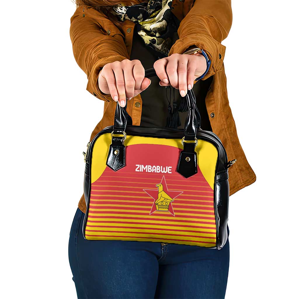 Zimbabwe Cricket Shoulder Handbag Go Chevrons Go LT15
