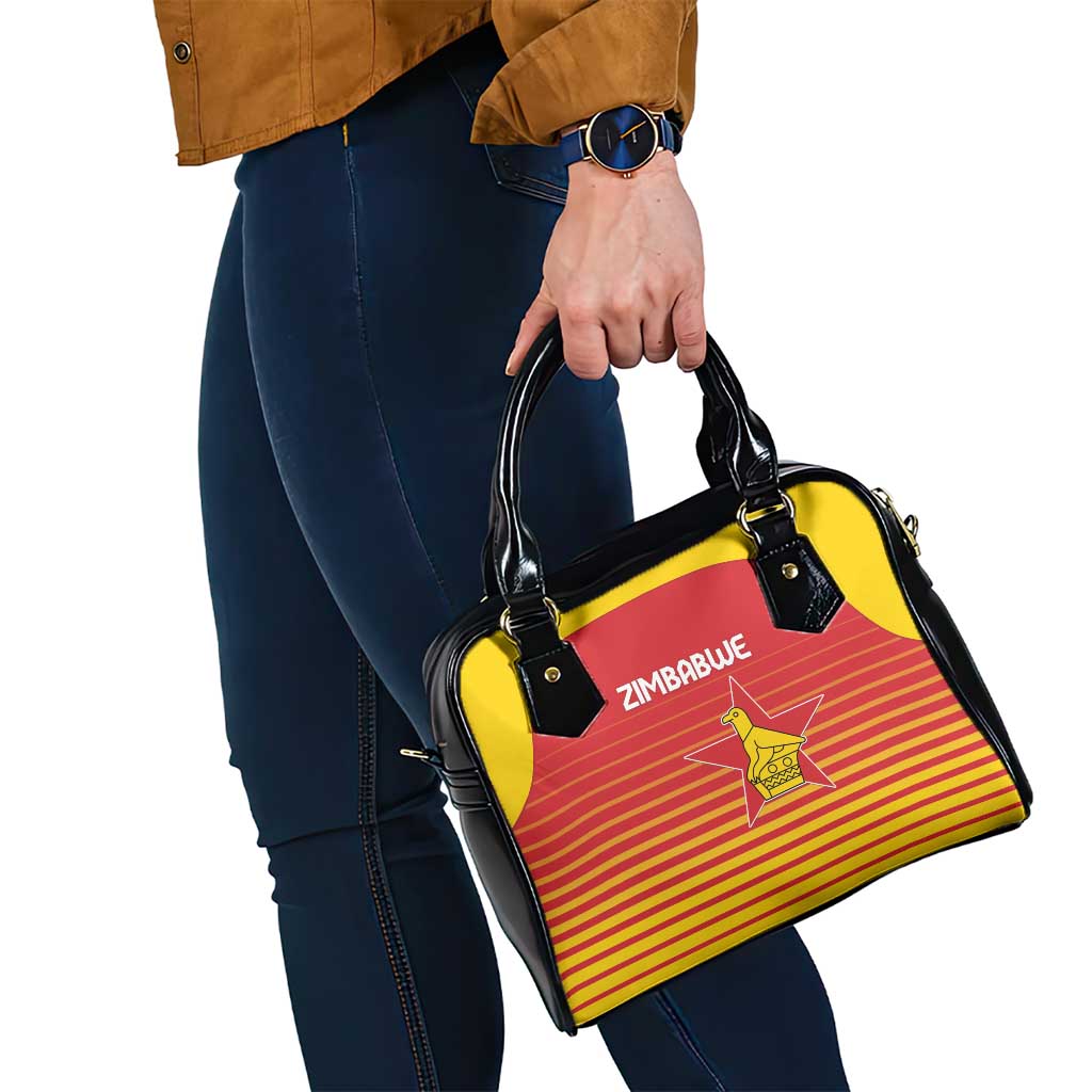 Zimbabwe Cricket Shoulder Handbag Go Chevrons Go LT15