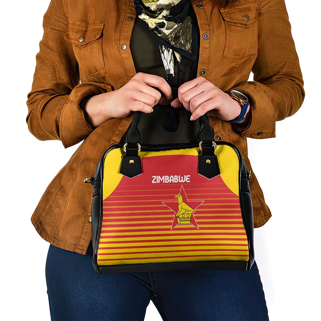 Zimbabwe Cricket Shoulder Handbag Go Chevrons Go LT15