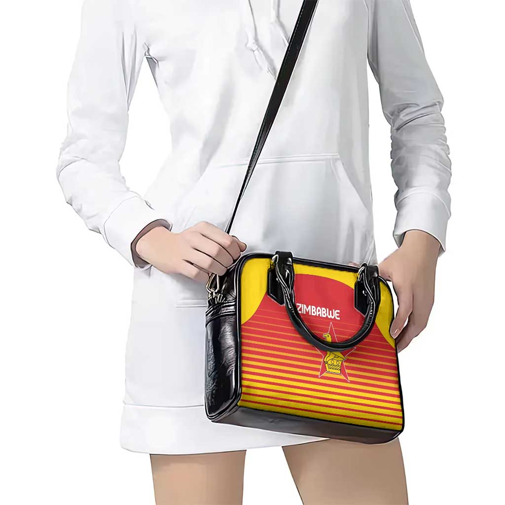 Zimbabwe Cricket Shoulder Handbag Go Chevrons Go LT15