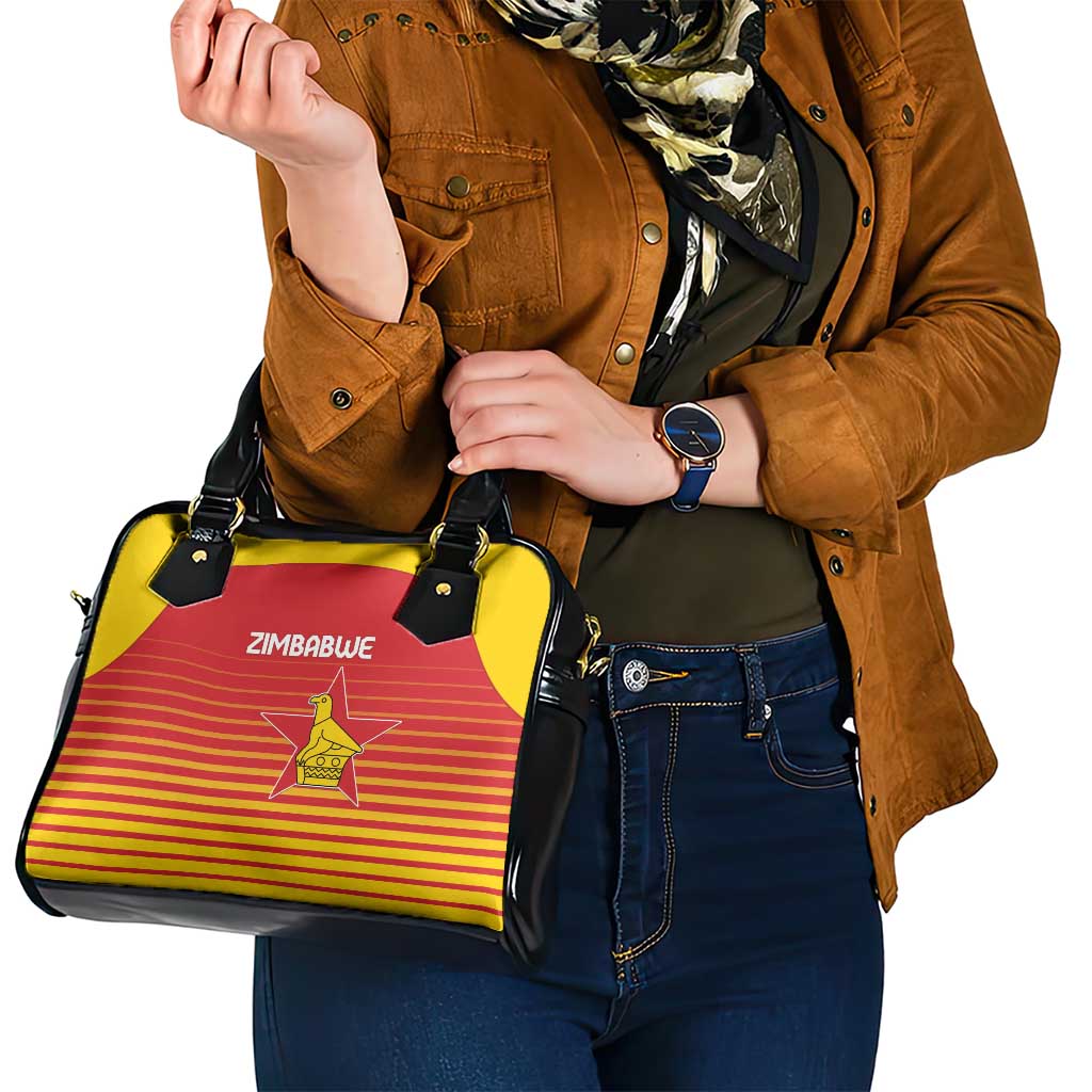 Zimbabwe Cricket Shoulder Handbag Go Chevrons Go LT15