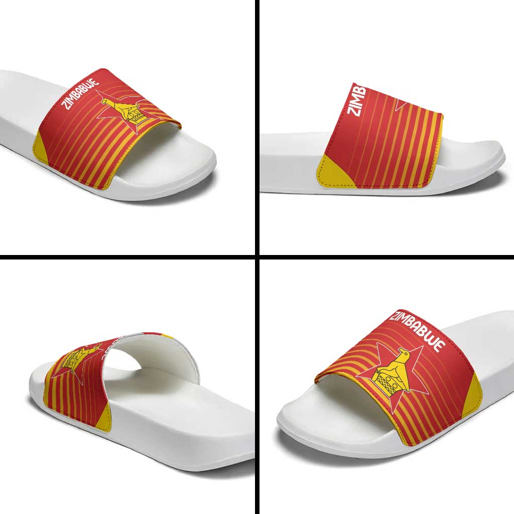 Zimbabwe Cricket Slide Sandals Go Chevrons Go LT15