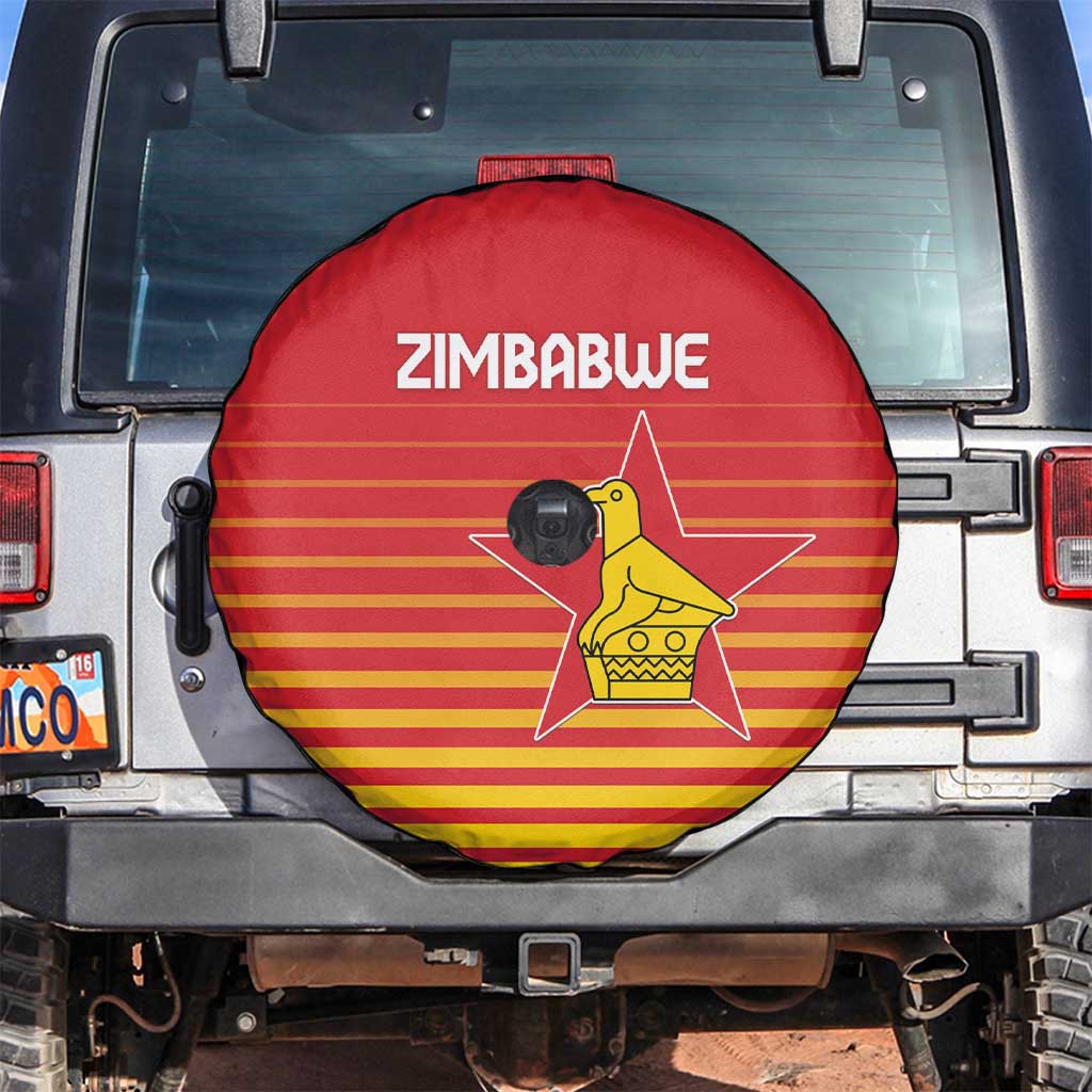 Zimbabwe Cricket Spare Tire Cover Go Chevrons Go LT15