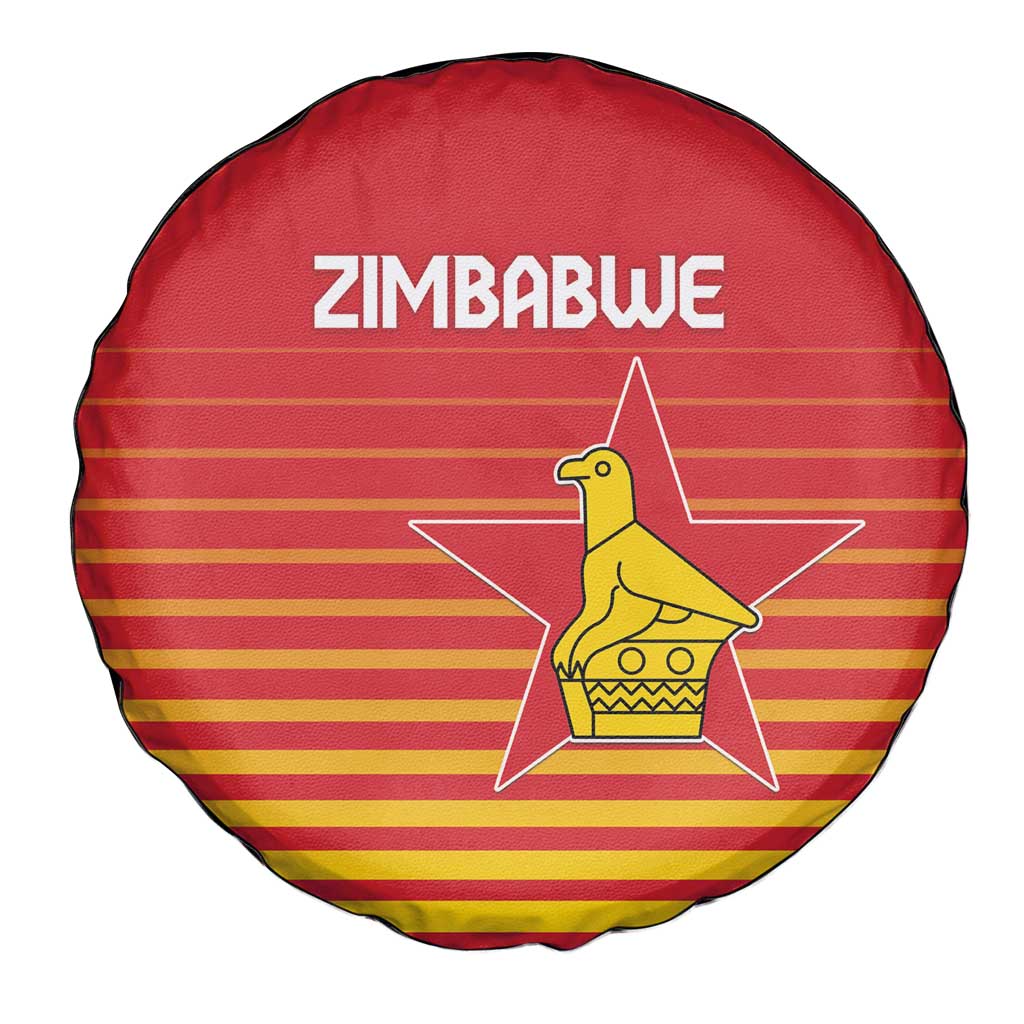 Zimbabwe Cricket Spare Tire Cover Go Chevrons Go LT15
