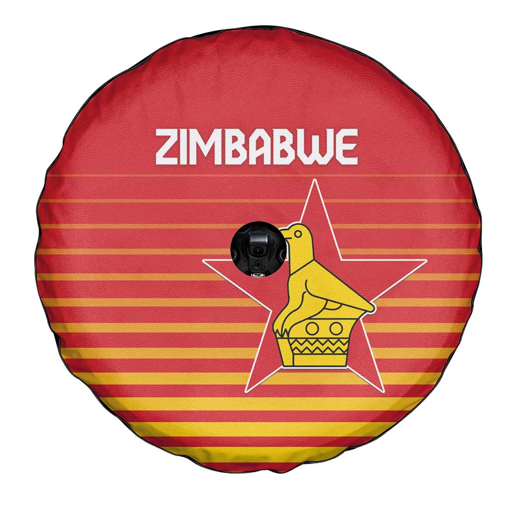 Zimbabwe Cricket Spare Tire Cover Go Chevrons Go LT15