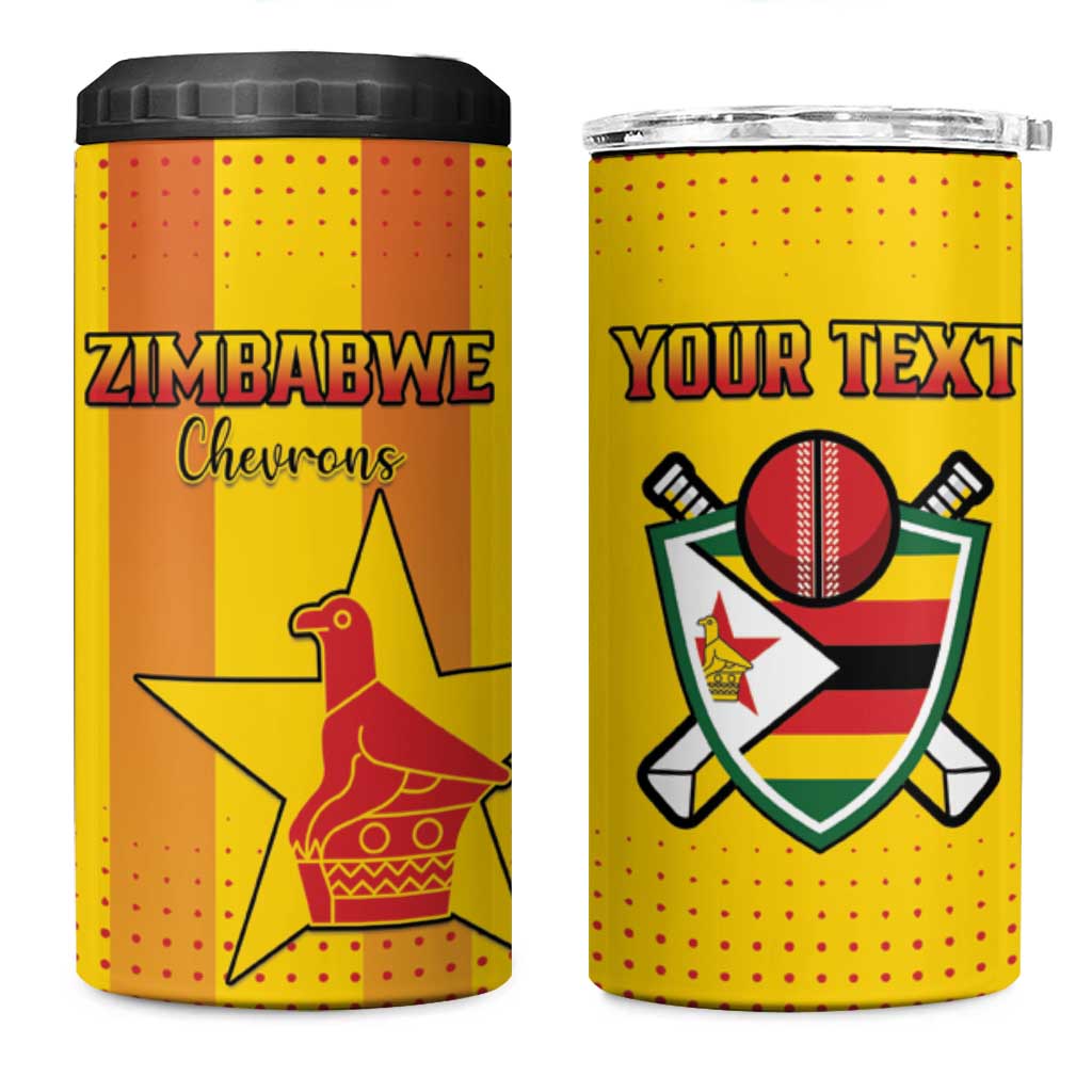 Custom Zimbabwe Cricket 4 in 1 Can Cooler Tumbler Sporty Style LT15