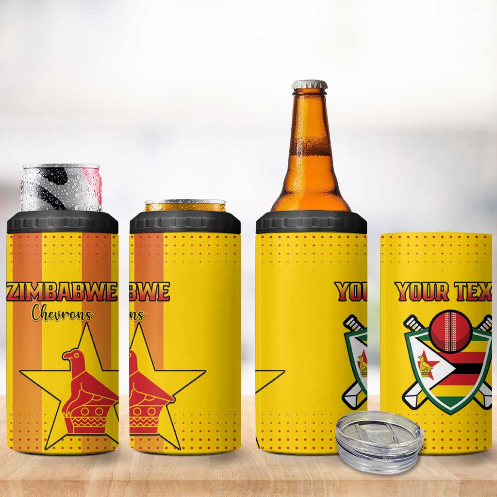Custom Zimbabwe Cricket 4 in 1 Can Cooler Tumbler Sporty Style LT15