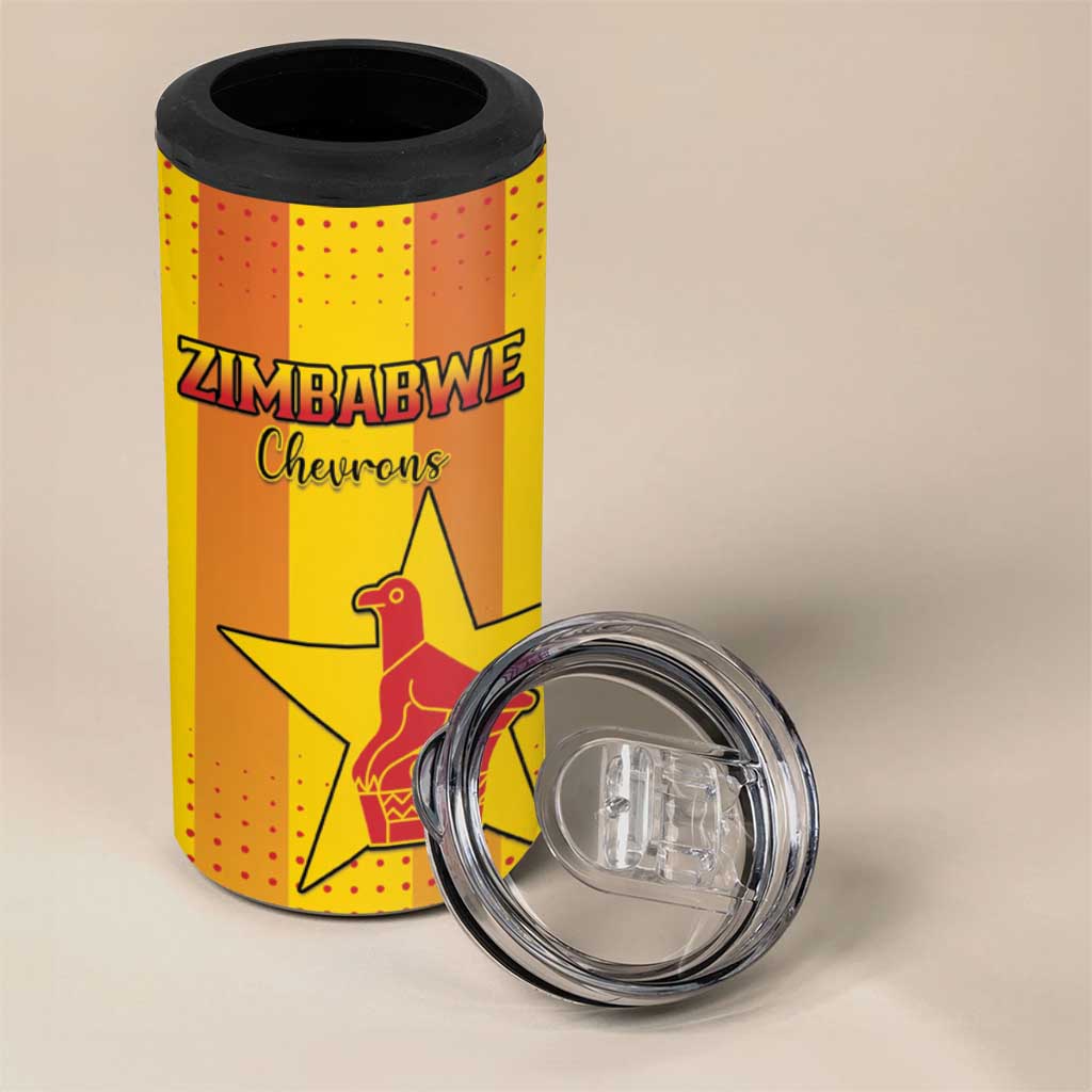 Custom Zimbabwe Cricket 4 in 1 Can Cooler Tumbler Sporty Style LT15