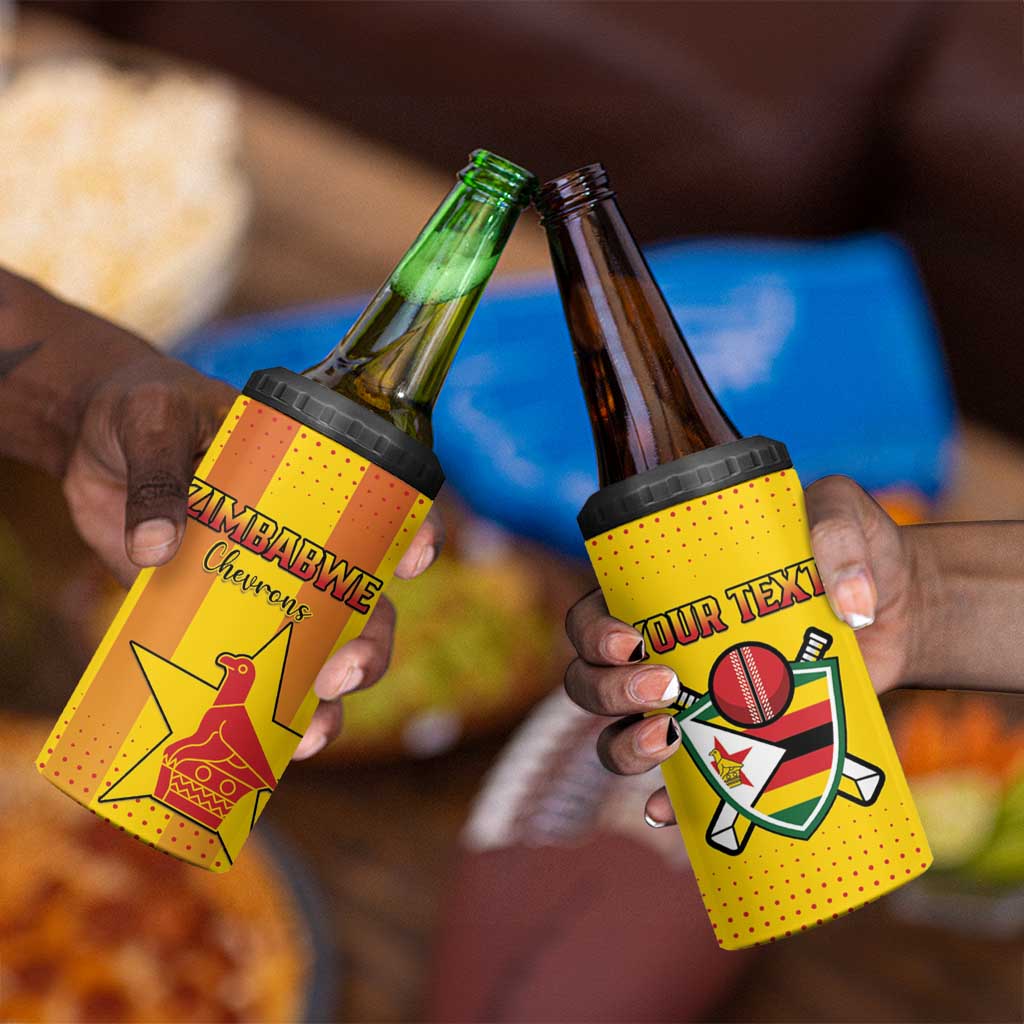 Custom Zimbabwe Cricket 4 in 1 Can Cooler Tumbler Sporty Style LT15