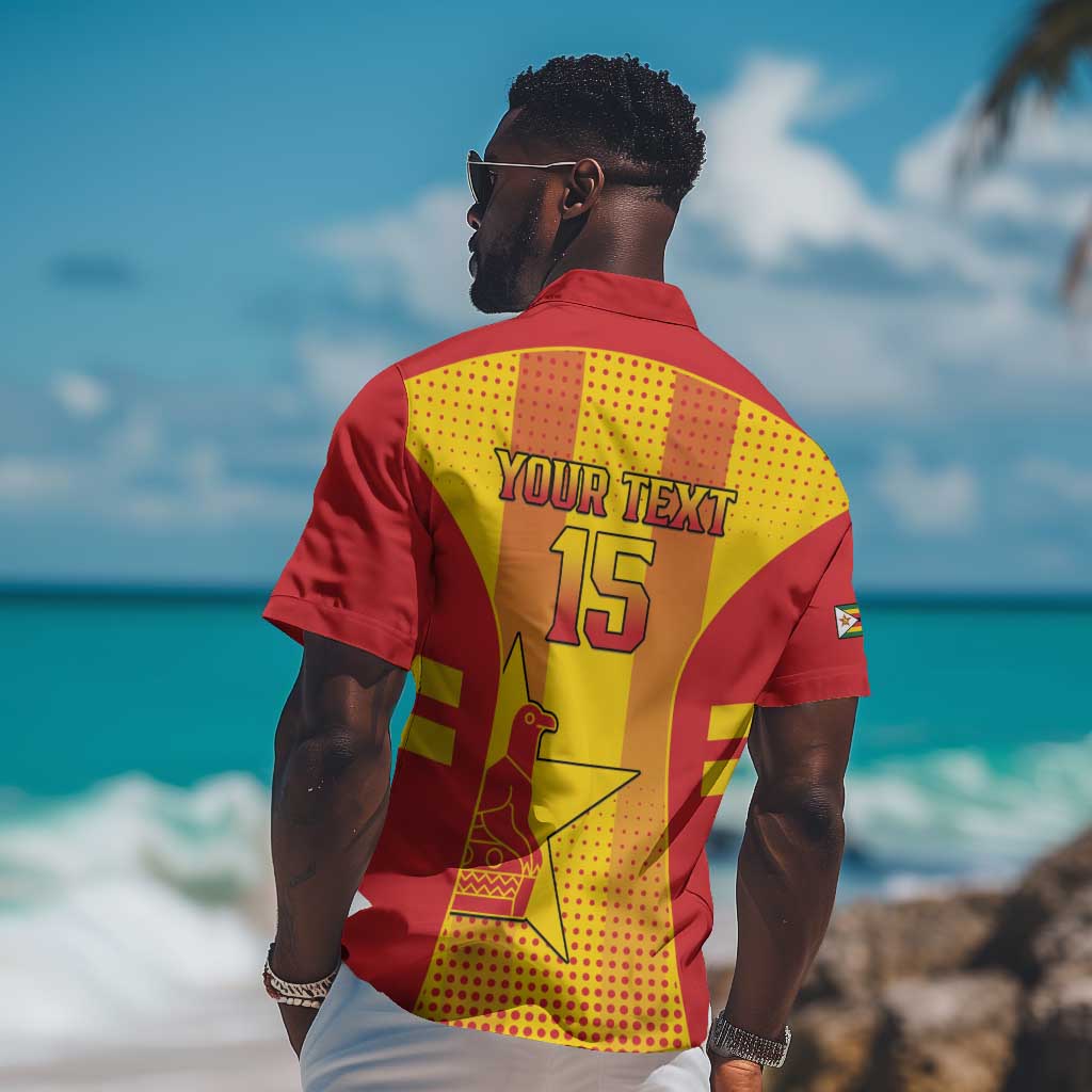 Custom Zimbabwe Cricket Hawaiian Shirt Sporty Style LT15