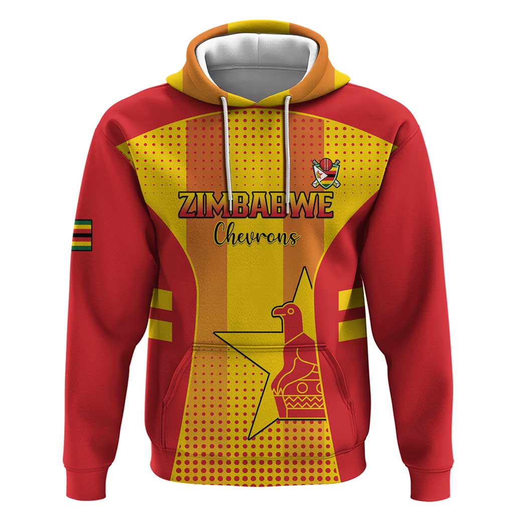 Custom Zimbabwe Cricket Hoodie Go Champions LT15