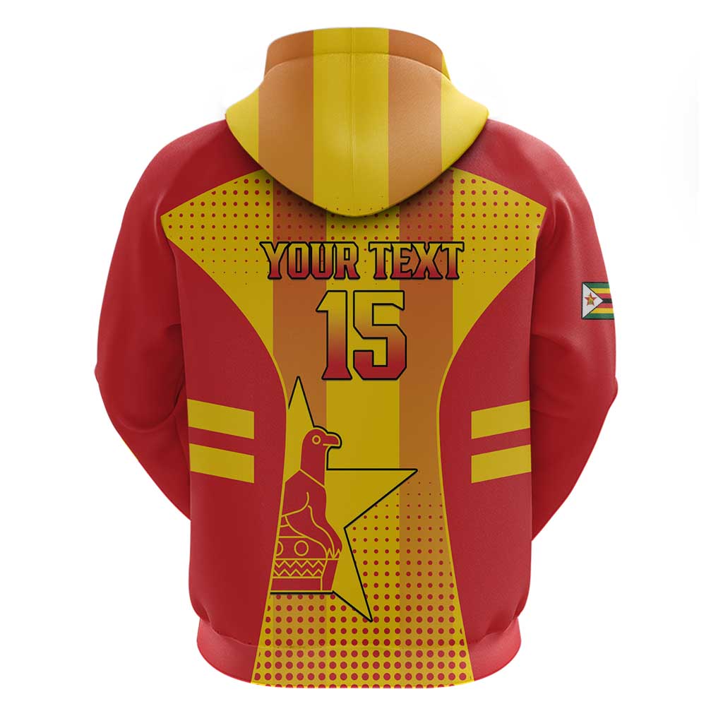 Custom Zimbabwe Cricket Hoodie Go Champions LT15