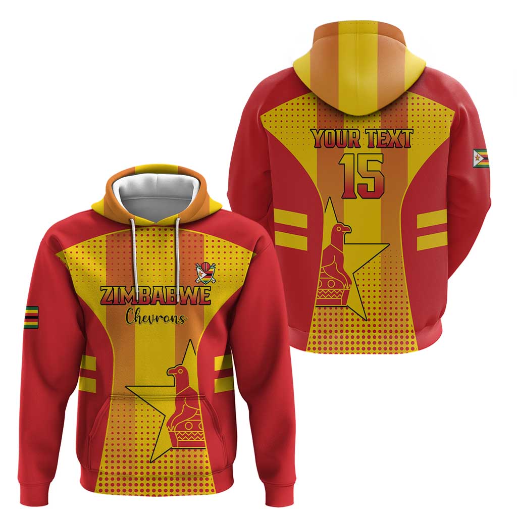 Custom Zimbabwe Cricket Hoodie Go Champions LT15