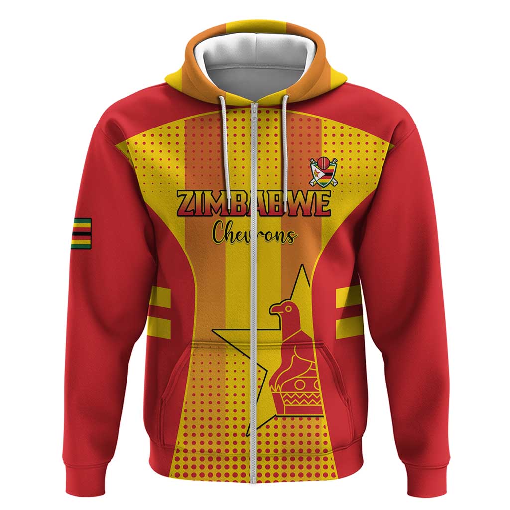 Custom Zimbabwe Cricket Hoodie Go Champions LT15