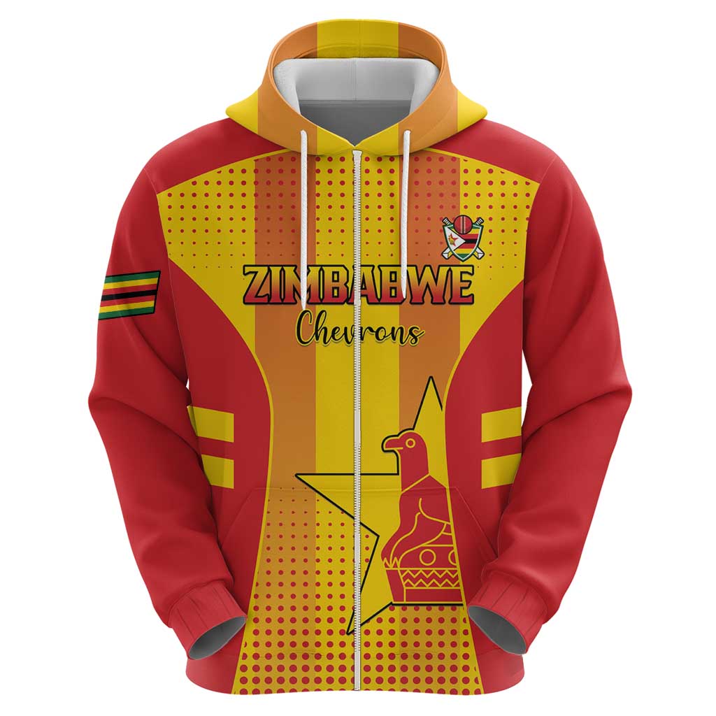 Custom Zimbabwe Cricket Hoodie Go Champions LT15