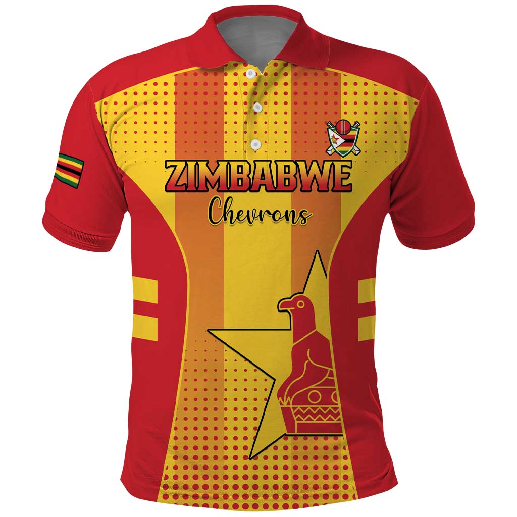 Custom Zimbabwe Cricket Polo Shirt Go Champions LT15