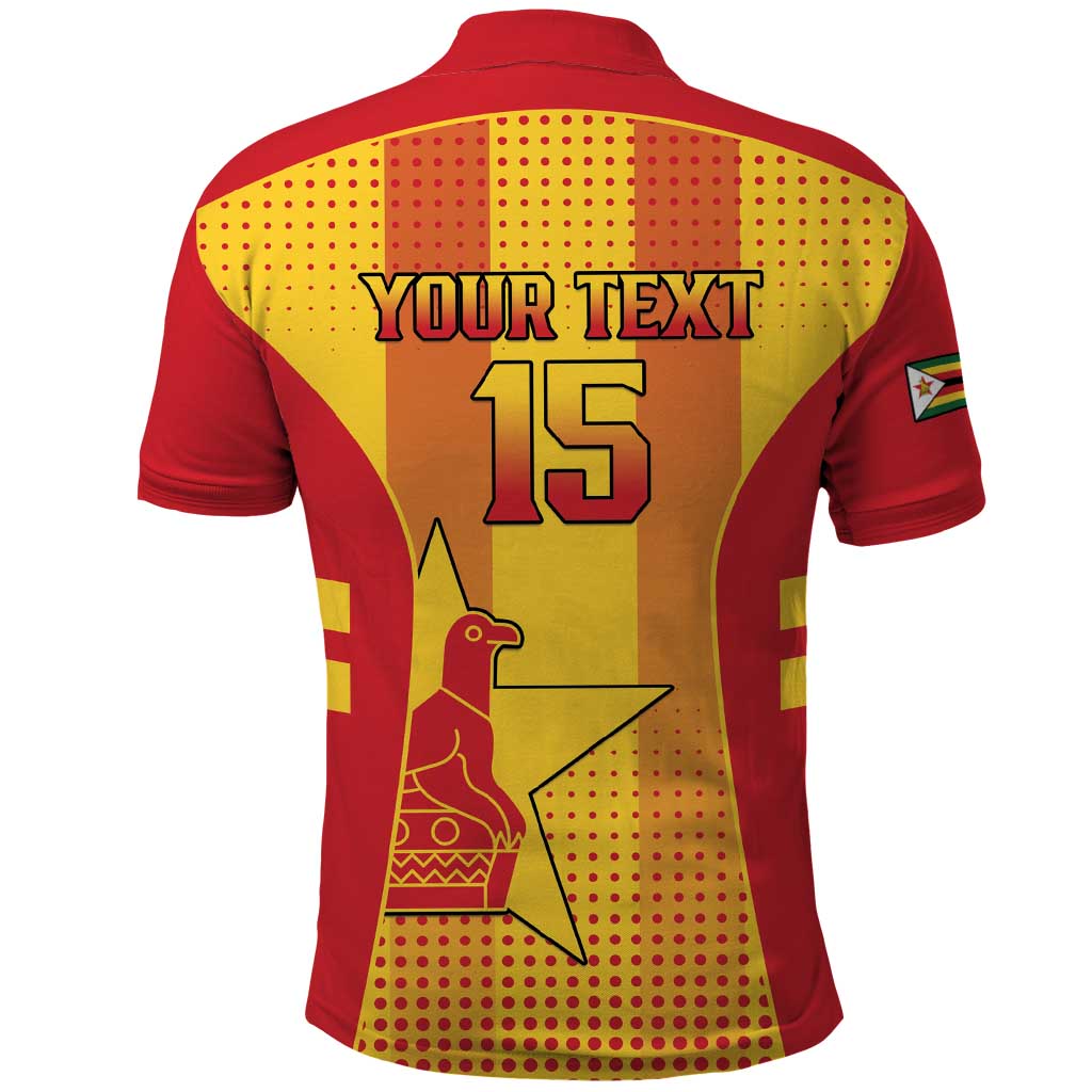 Custom Zimbabwe Cricket Polo Shirt Go Champions LT15