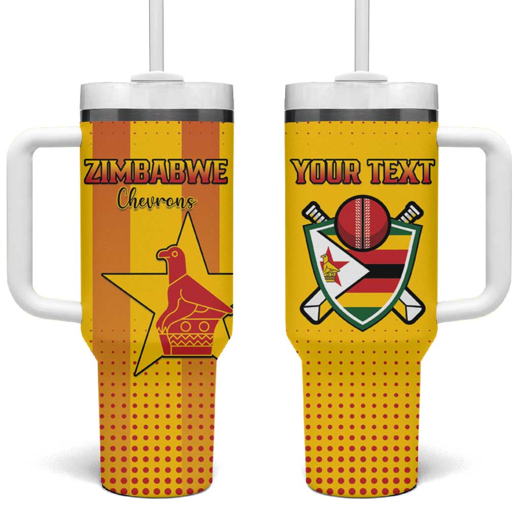 Custom Zimbabwe Cricket Tumbler With Handle Sporty Style LT15