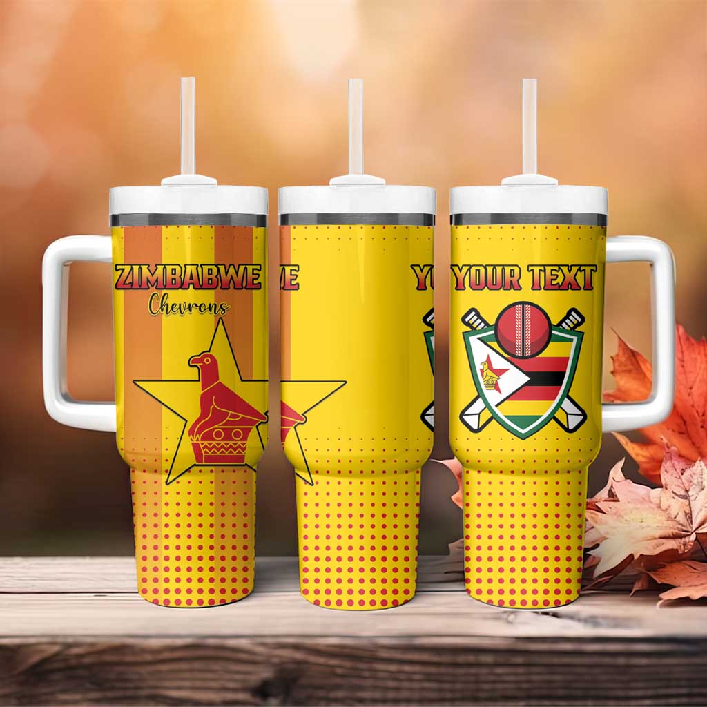 Custom Zimbabwe Cricket Tumbler With Handle Sporty Style LT15