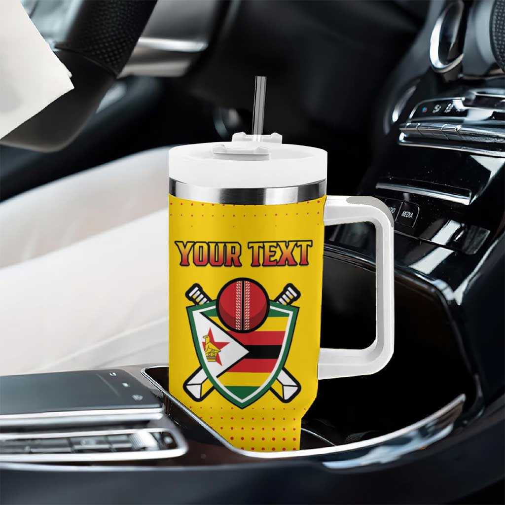 Custom Zimbabwe Cricket Tumbler With Handle Sporty Style LT15
