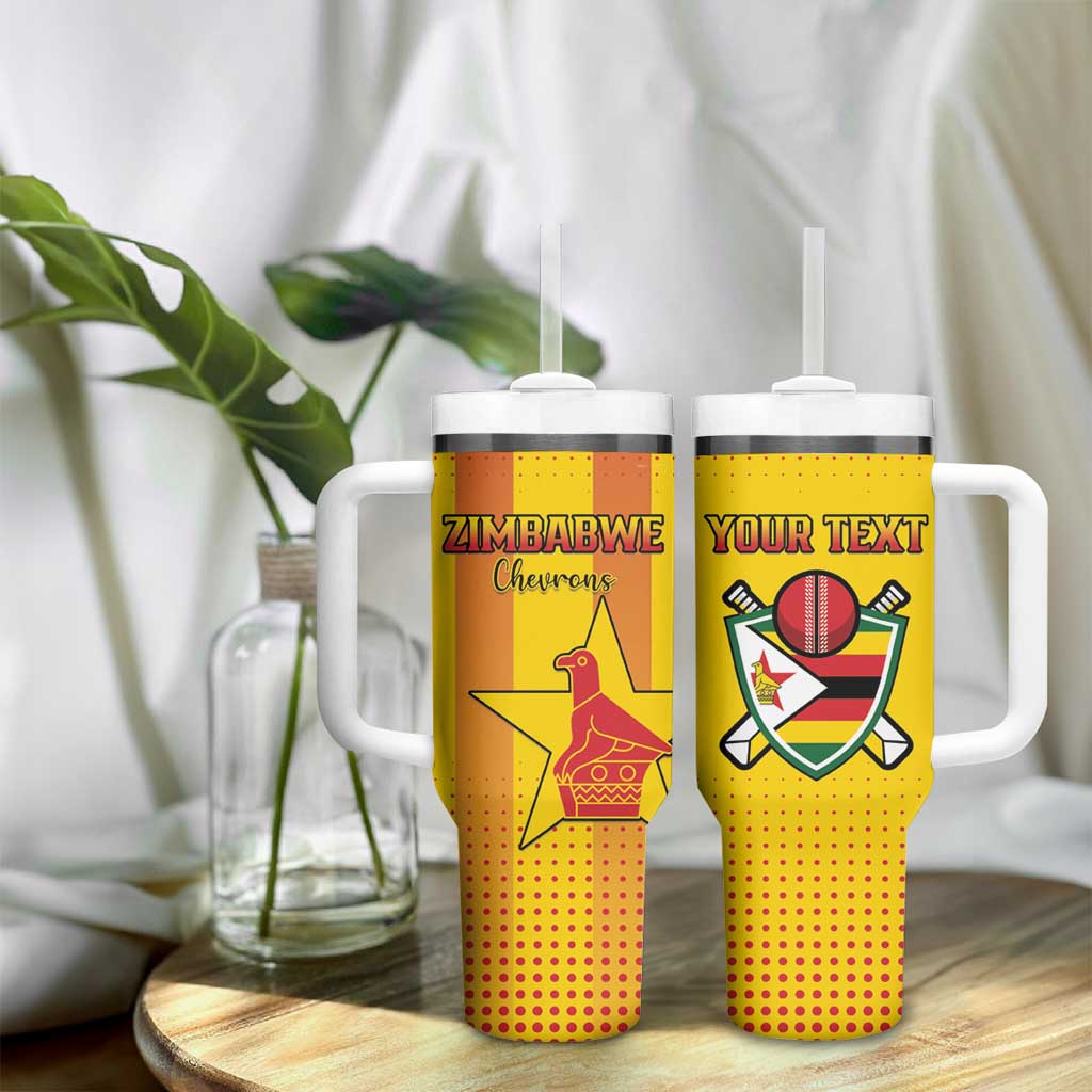 Custom Zimbabwe Cricket Tumbler With Handle Sporty Style LT15